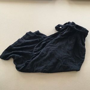 FREE PEOPLE CROP LINEN FLARES